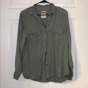 American Eagle Boyfriend Button-Up